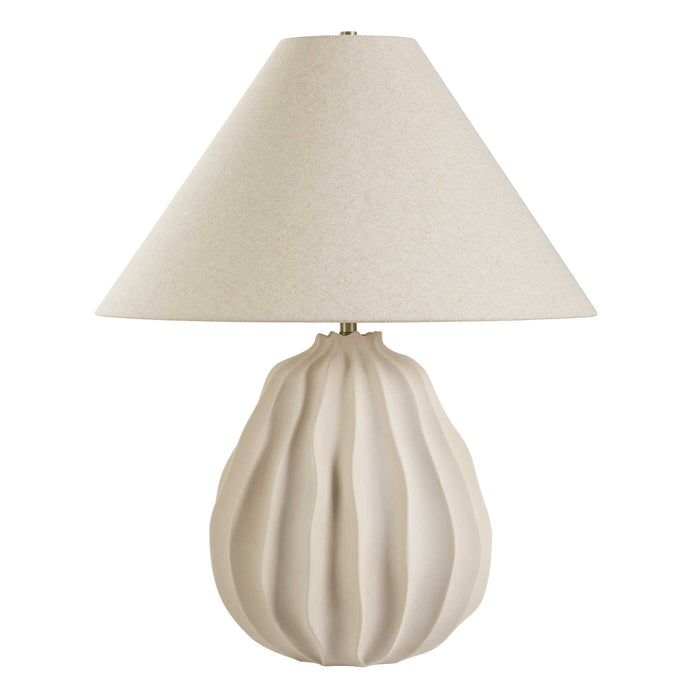 Uttermost 30605 Javary Matte Beige Table Lamp