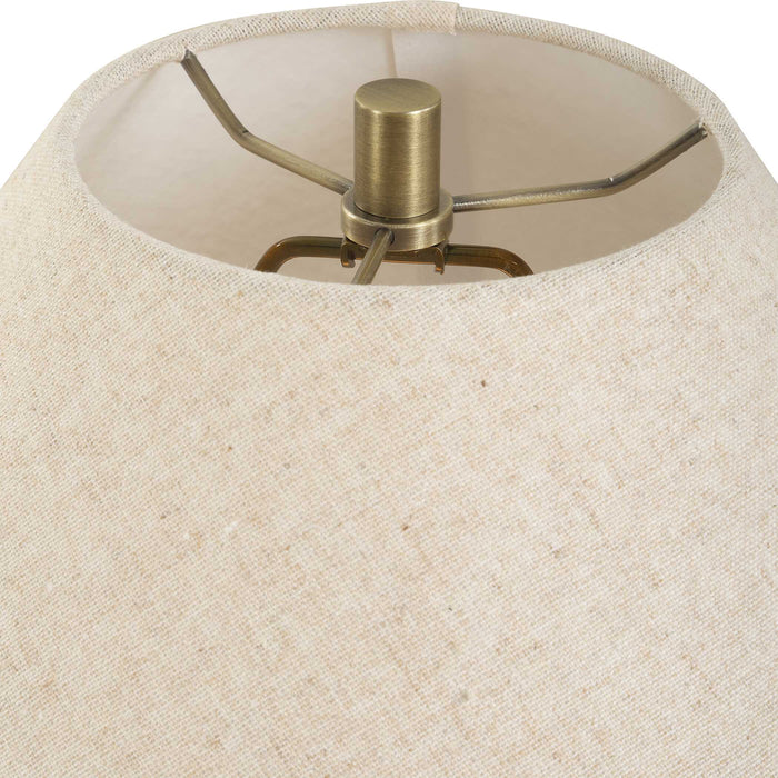 Uttermost 30605 Javary Matte Beige Table Lamp