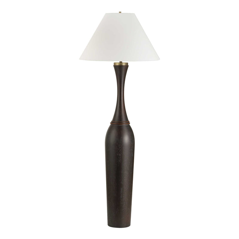 Uttermost 30607 Pravin Dark Wood Floor Lamp