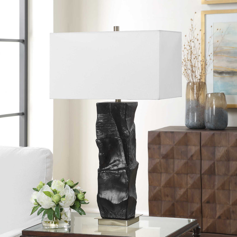 Uttermost 30583-1 Altaria Black Table Lamp