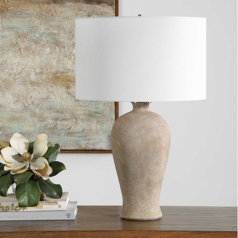 Uttermost 30585-1 Torres Textured Ceramic Table Lamp