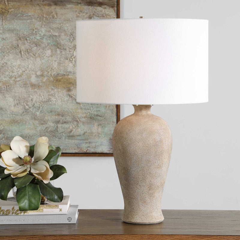 Uttermost 30585-1 Torres Textured Ceramic Table Lamp