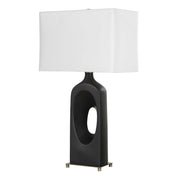 Uttermost 30586-1 Void Matte Black Table Lamp