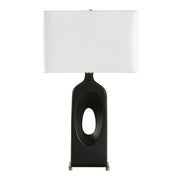 Uttermost 30586-1 Void Matte Black Table Lamp
