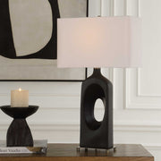 Uttermost 30586-1 Void Matte Black Table Lamp