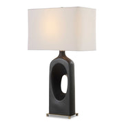 Uttermost 30586-1 Void Matte Black Table Lamp