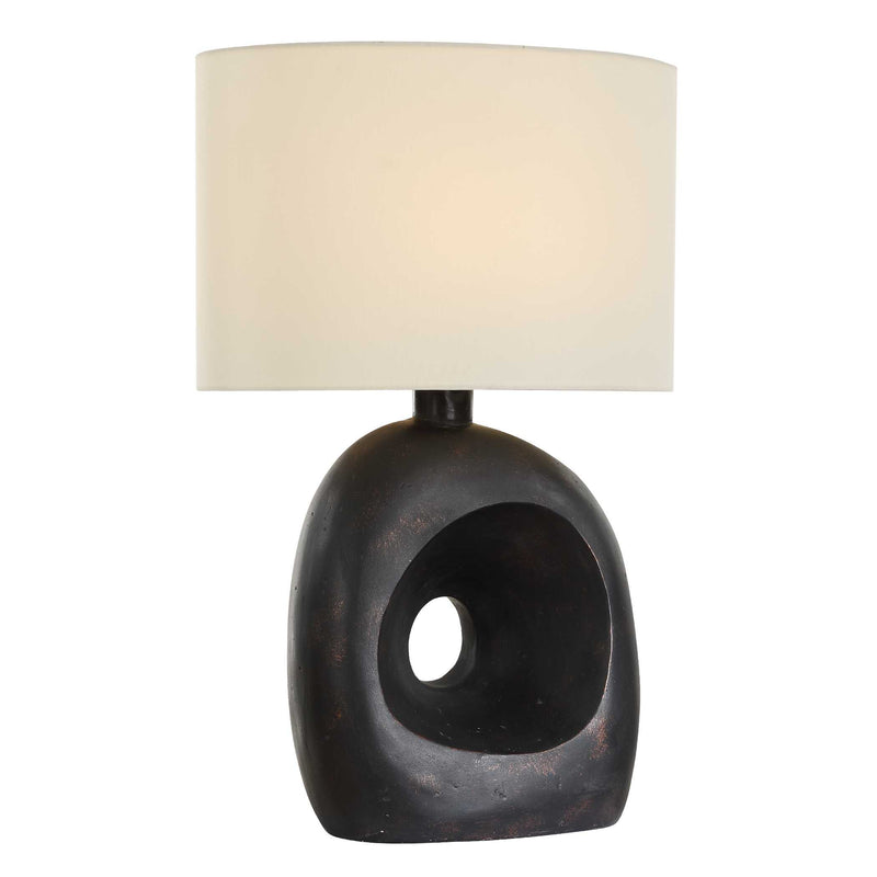 Uttermost 30574-1 Peephole Outdoor Bronze Table Lamp