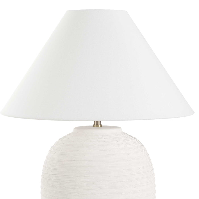 Uttermost 30612 Rocio Ceramic White Table Lamp
