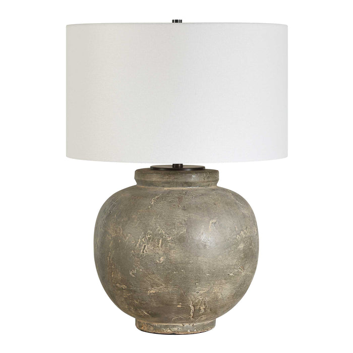 Uttermost 30647 Rock Of Ages Rust Brown Table Lamp