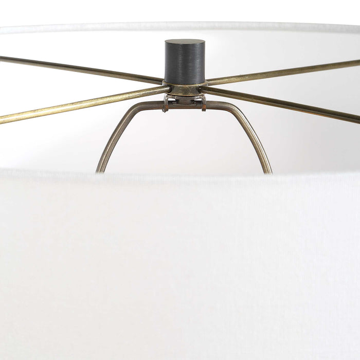 Uttermost 30647 Rock Of Ages Rust Brown Table Lamp