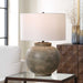 Uttermost 30647 Rock Of Ages Rust Brown Table Lamp