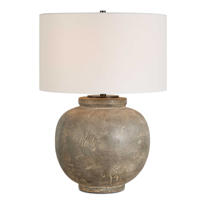 Uttermost 30647 Rock Of Ages Rust Brown Table Lamp