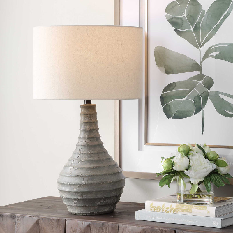 Uttermost 30616-1 Stratum Rustic Outdoor Table Lamp