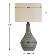 Uttermost 30616-1 Stratum Rustic Outdoor Table Lamp