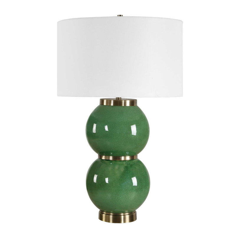 Uttermost 30595-1 Banner Green Spheres Table Lamp