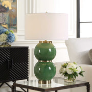 Uttermost 30595-1 Banner Green Spheres Table Lamp