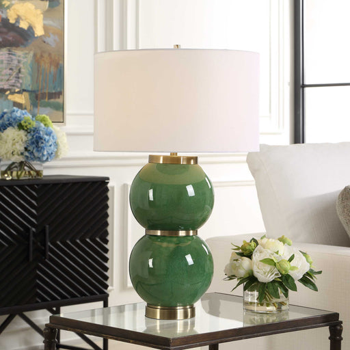 Uttermost 30595-1 Banner Green Spheres Table Lamp
