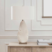 Uttermost 30557 Palm Leaf White Table Lamp