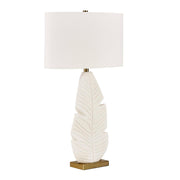 Uttermost 30557 Palm Leaf White Table Lamp