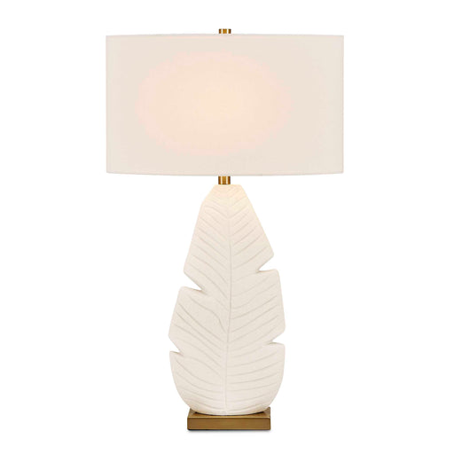 Uttermost 30557 Palm Leaf White Table Lamp