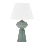 Uttermost 30655-1 Elwyn Light Blue Table Lamp