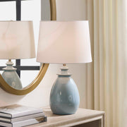 Uttermost 30656-1 Lorene Light Blue Table Lamp