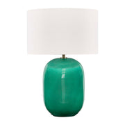 Uttermost 30660-1 Hollis Teal Table Lamp