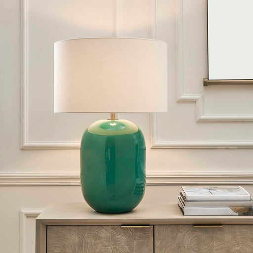 Uttermost 30660-1 Hollis Teal Table Lamp