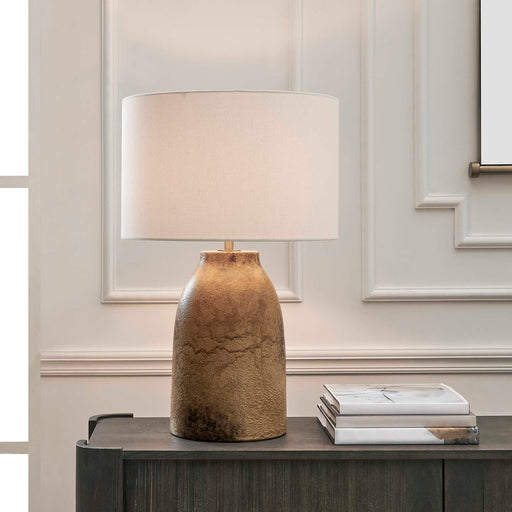 Uttermost 30659-1 Harris Mottled Brown Table Lamp