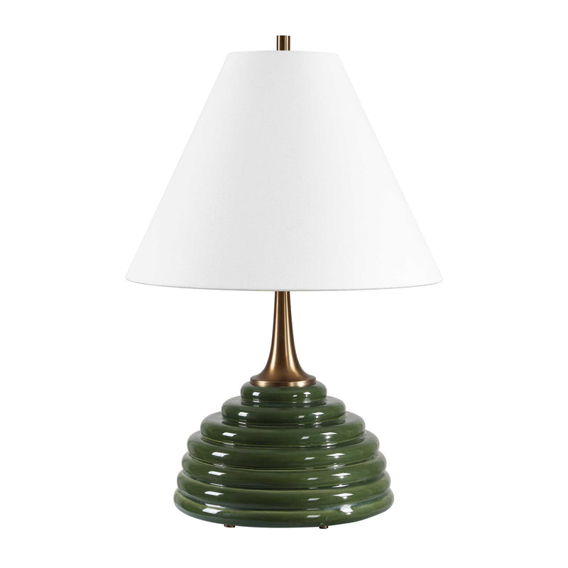 Uttermost 30681-1 McKay Dark Green Table Lamp