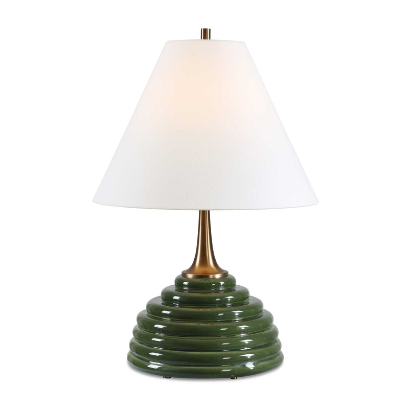 Uttermost 30681-1 McKay Dark Green Table Lamp