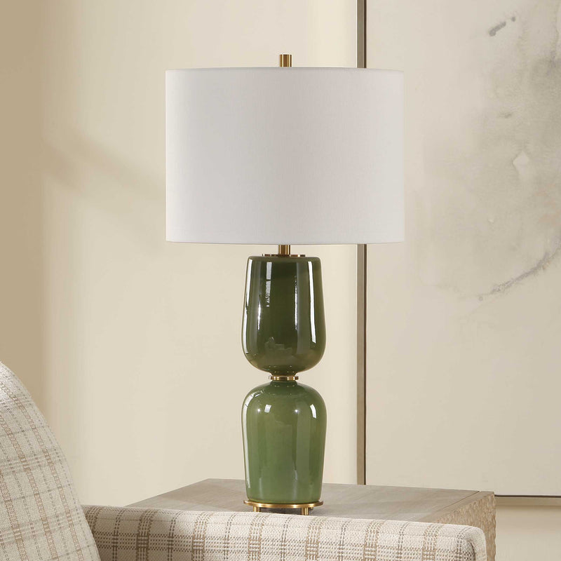 Uttermost 30682 Meyer Green Table Lamp
