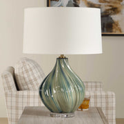 Uttermost 30666 Tausha Green Table Lamp