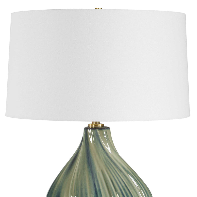 Uttermost 30666 Tausha Green Table Lamp
