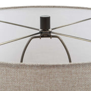 Uttermost 30665 Barat White Ceramic Table Lamp