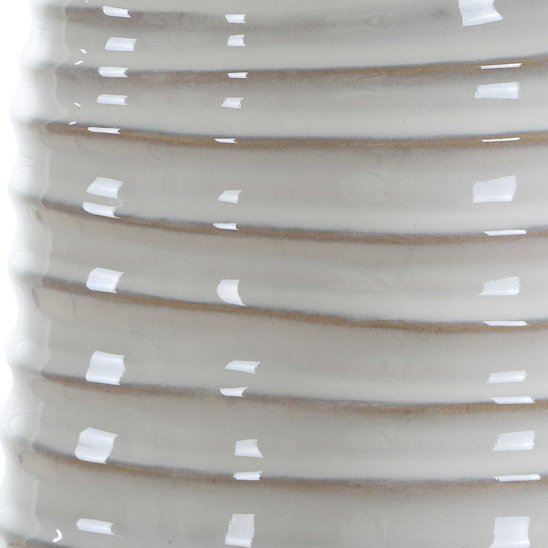 Uttermost 30665 Barat White Ceramic Table Lamp