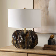 Uttermost 30677 Jaudon Brown Glass Table Lamp