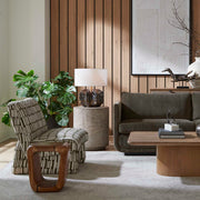 Uttermost 30677 Jaudon Brown Glass Table Lamp