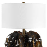 Uttermost 30677 Jaudon Brown Glass Table Lamp