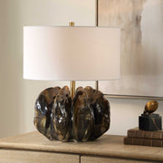 Uttermost 30677 Jaudon Brown Glass Table Lamp