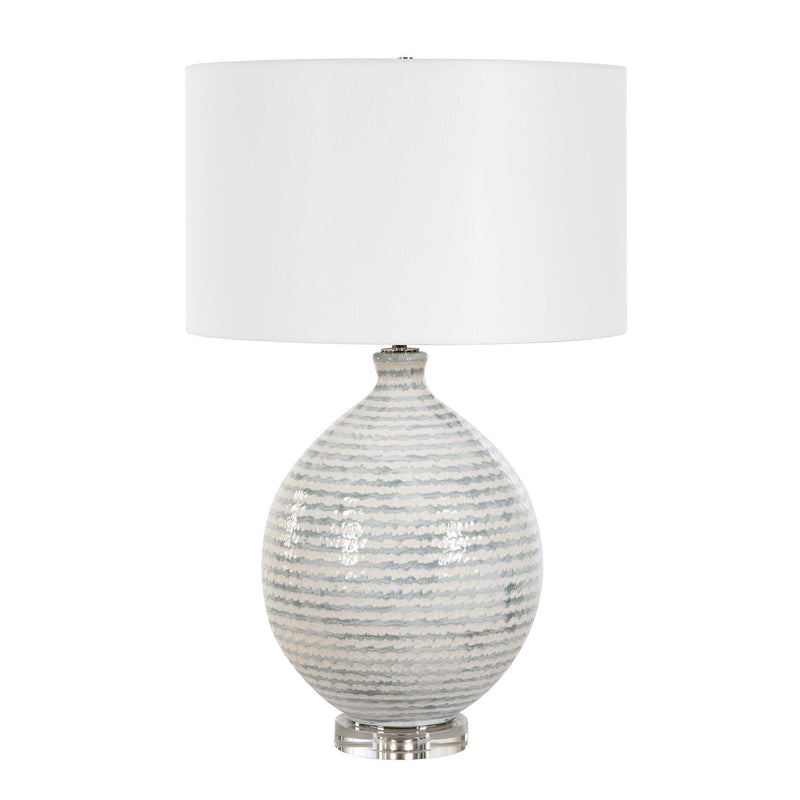 Uttermost 30680 Clary Horizontally Striped Table Lamp