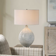 Uttermost 30680 Clary Horizontally Striped Table Lamp