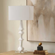 Uttermost 30648 Mayme White Table Lamp