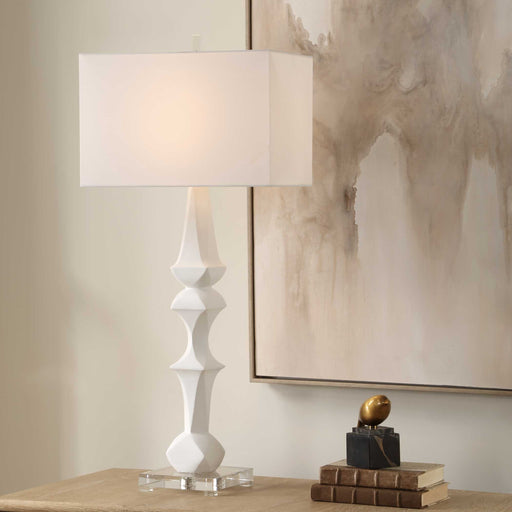 Uttermost 30648 Mayme White Table Lamp