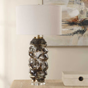 Uttermost 30649 Cuoco Mottled Brown Table Lamp