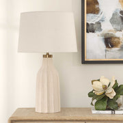 Uttermost 30673 Maddox Textured Off White Table Lamp