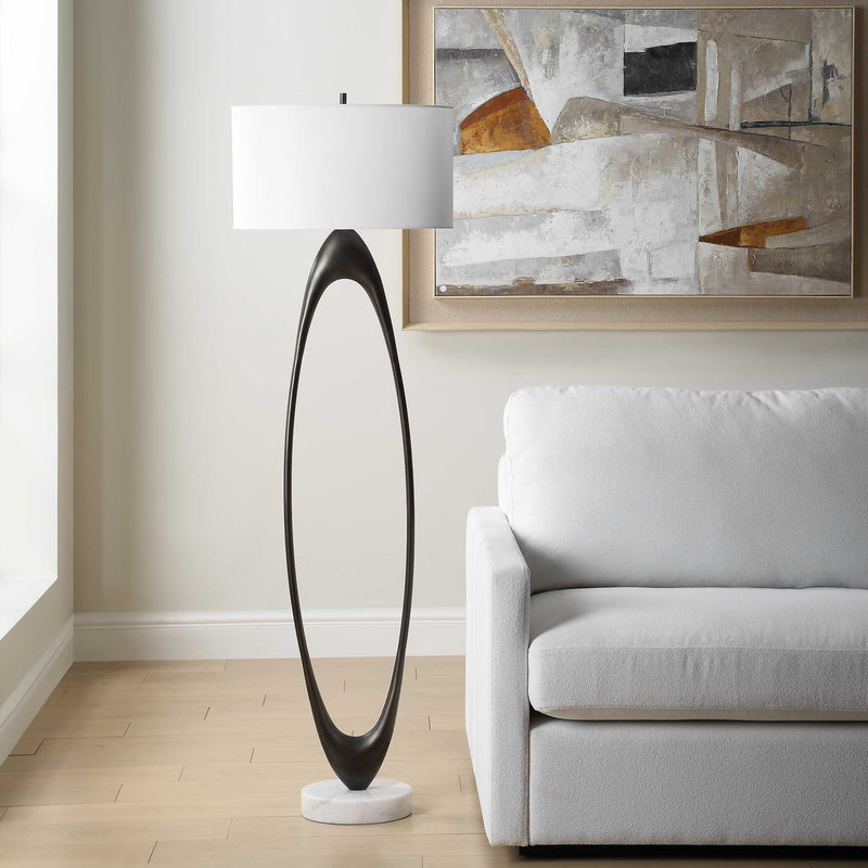 Uttermost 30643 Sonic Open Oval Floor Lamp