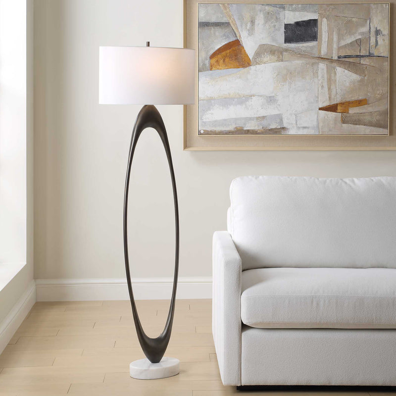 Uttermost 30643 Sonic Open Oval Floor Lamp