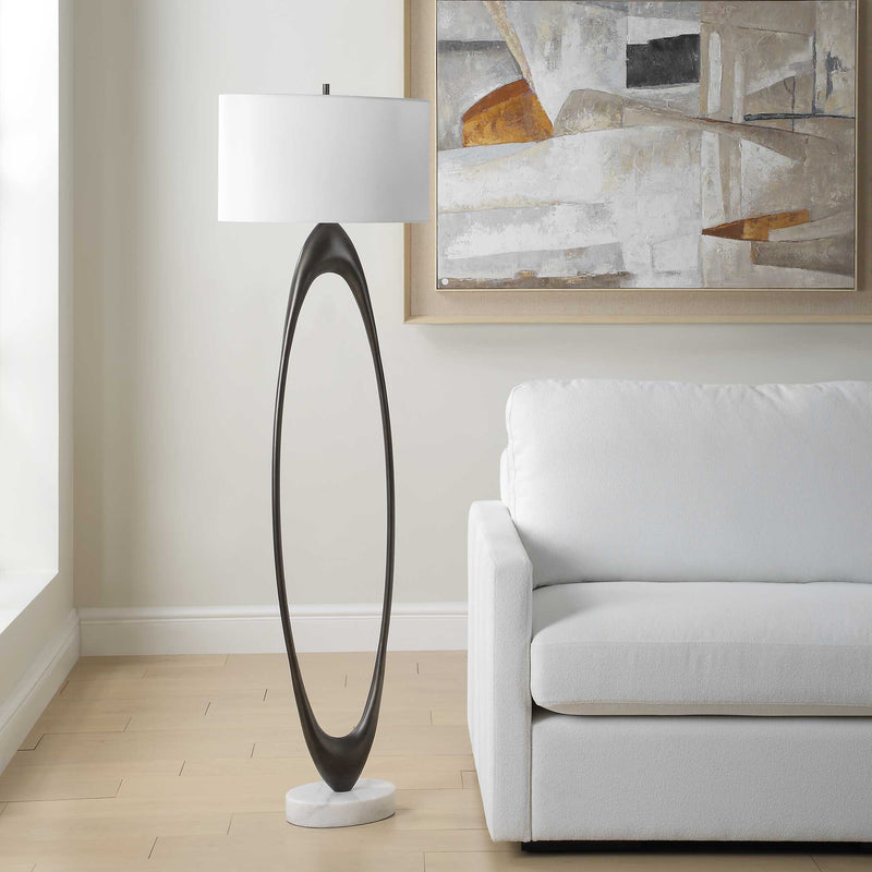 Uttermost 30643 Sonic Open Oval Floor Lamp