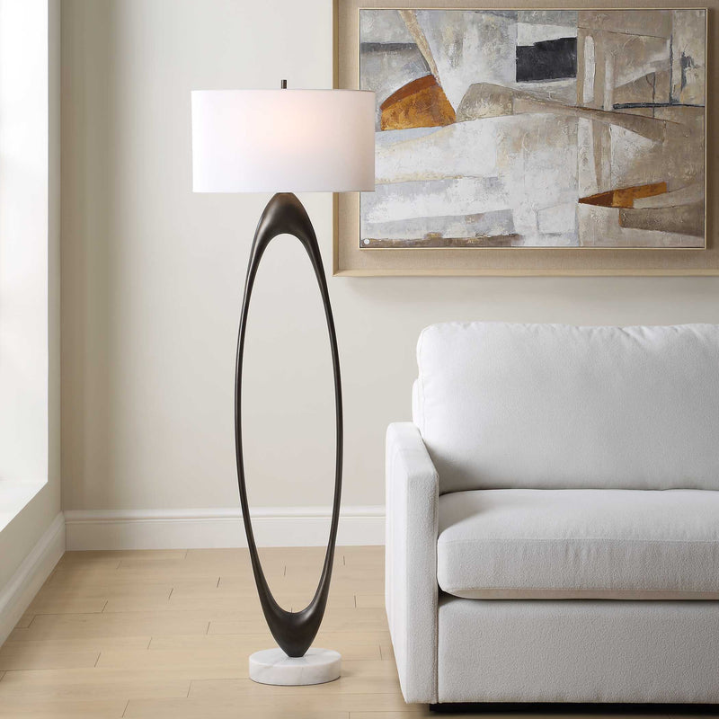 Uttermost 30643 Sonic Open Oval Floor Lamp